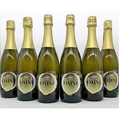 Case of 6x 750ml Bottles Omni Classic Sparkling NV - RRP $90.00
