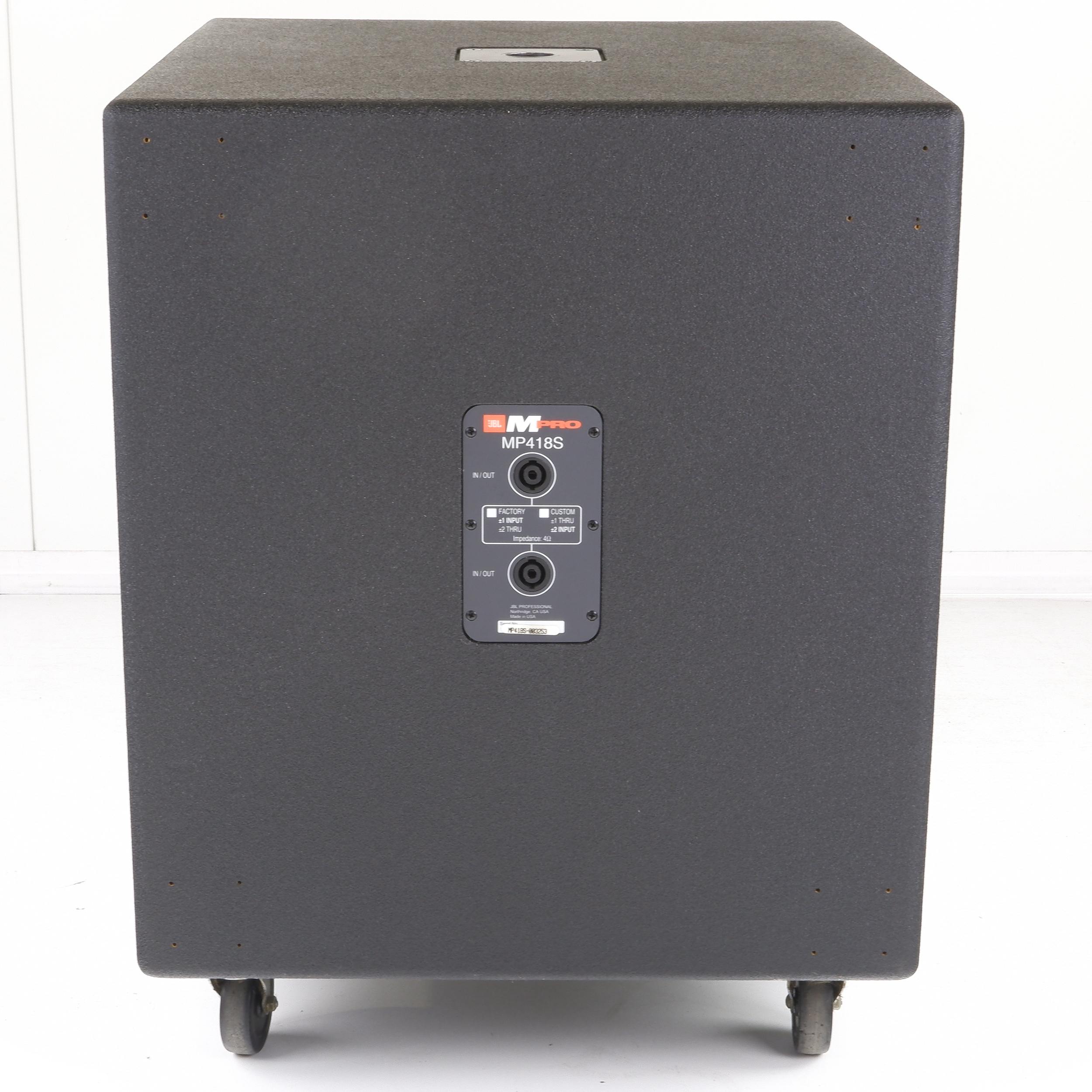 JBL MPro MP418SP 18" Powered Subwoofer Lot 1035623 ALLBIDS