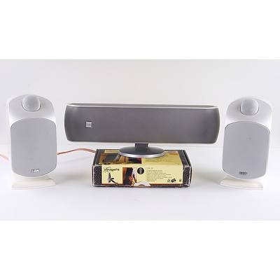 B&W VM1 Speaker, Pair of B&W LM1 Leisure Monitors and Vogel's Wall Brackets
