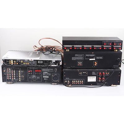 Neotech NSC662 6 Way Stereo Speaker Selector, Marantz SR45 Stereo Receiver Amplifier, Yamaha RX V430 AV Receiver and More