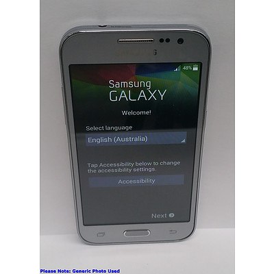 Samsung Galaxy Core Prime (SM-G360G) LTE Silver Touchscreen Mobile Phone
