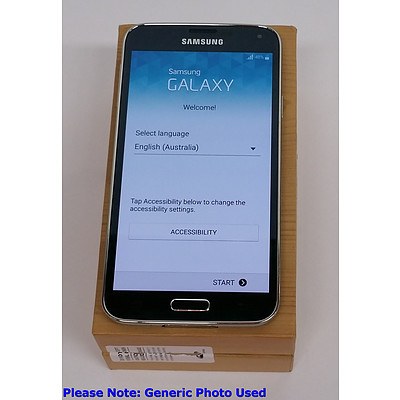 Samsung Galaxy S5 (SM-G900I) 4G Black Touchscreen Mobile Phone