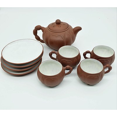 Chinese Yixing Tea Set for 4