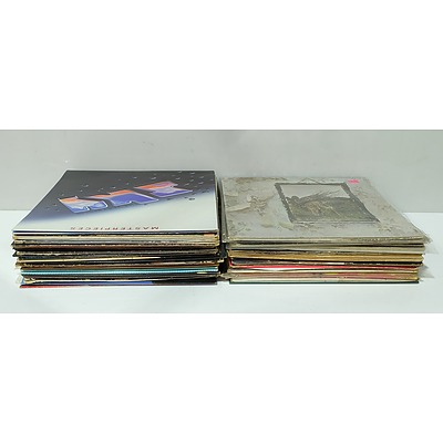 Group of Vinyl Records