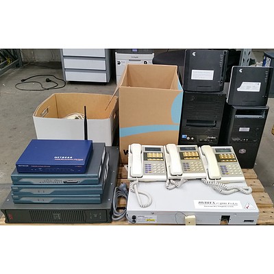 Hybrex Phone System, IT, Networking, Communication and UPS Equipment - Pallet Lot