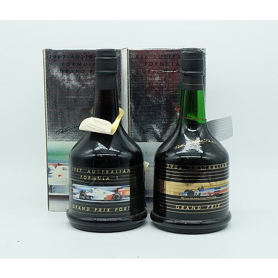 11 Bottles of Australian Grand Prix Port (Editions 1985 to 1995)