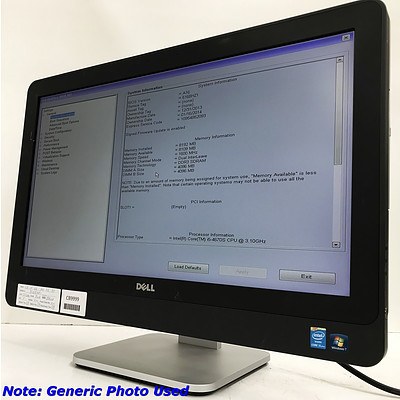 Dell Optiplex 9020 23 inch Core i5 -4670S 3.1GHz AIO Computer