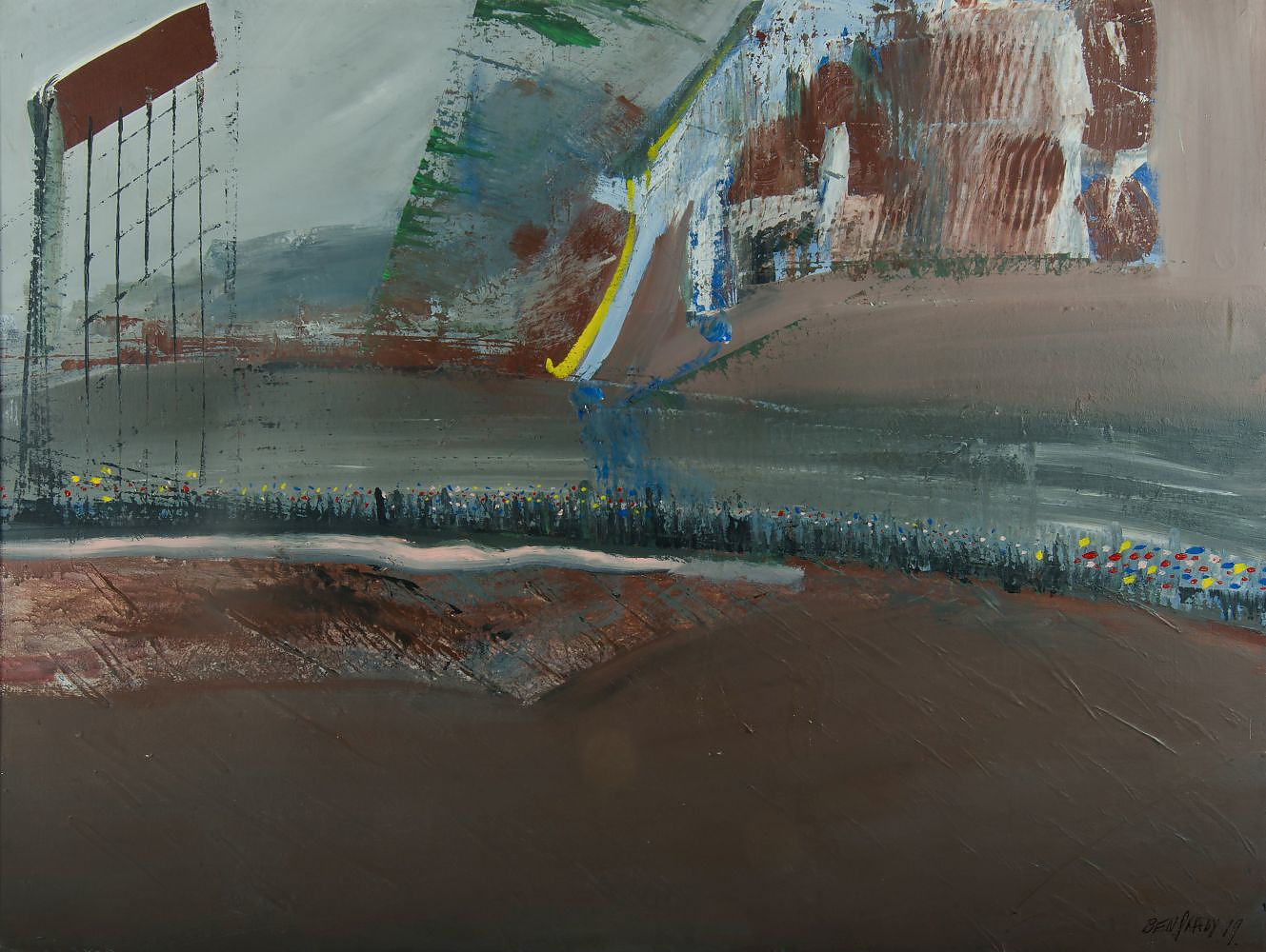 'GRADY, Ben, Untitled, 1979 Oil on Canvas'