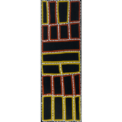 TJAPALTJARRI, Walala (b.1960) Tingari Cycle, 2000. Certificate of authenticity from Ancient Earth Indigenous Art, cat GOND01 0019/4097 Acrylic on Linen