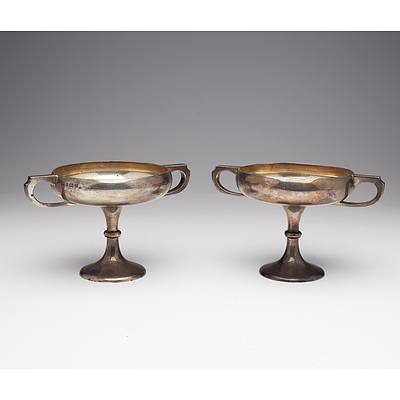 Pair of Sterling Silver Trophies, Hardy Brothers, Birmingham, 1919, 371g