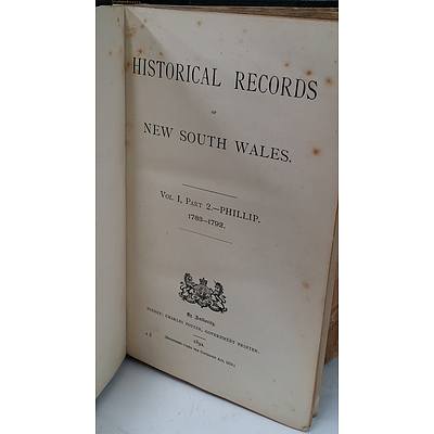 Historical Records of Australia & NSW - 8 vols