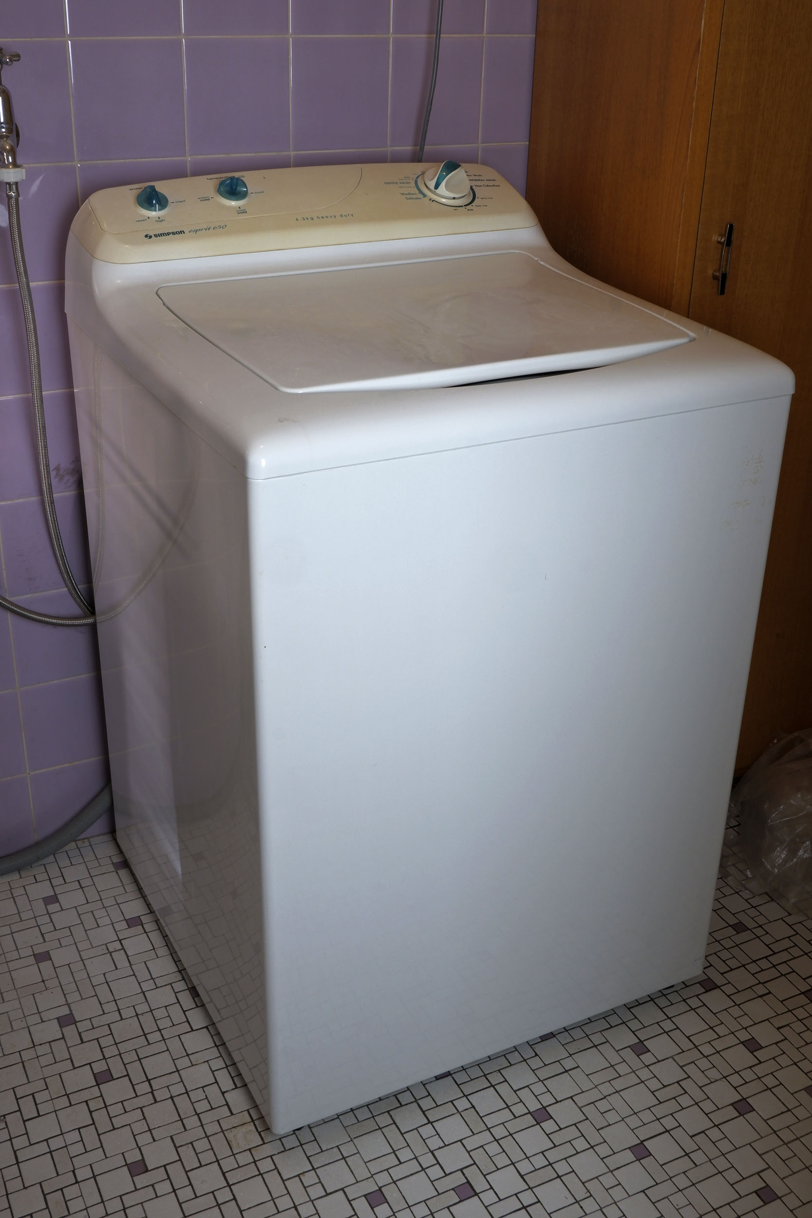 simpson esprit 650 washing machine