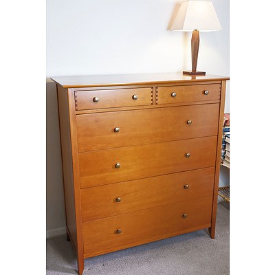 Six Drawer Tallboy Chest of Drawers