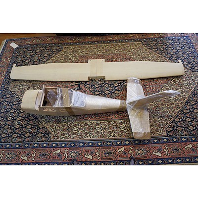 Incomplete Balsawood Model Aeroplane
