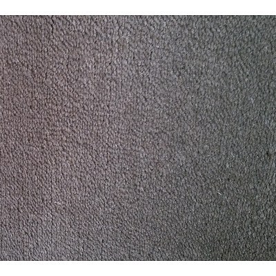Roll End of Grey Wool Carpet