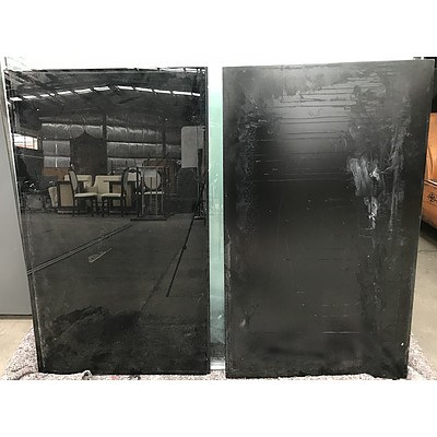 6 Dark Tinted Glass Panels