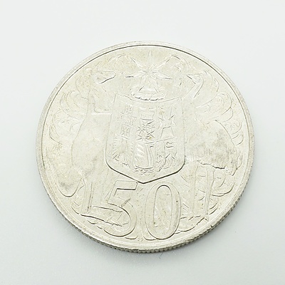 1966 Australian Round 50 Cent Coin