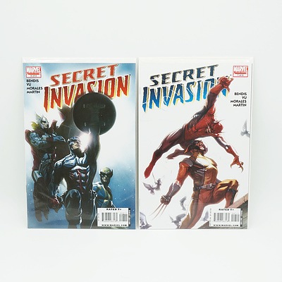 Complete Set of the Secret Invasion, Eight Comics 