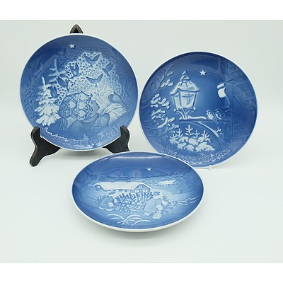 Seven Bing and Grondahl Porcelain Plates