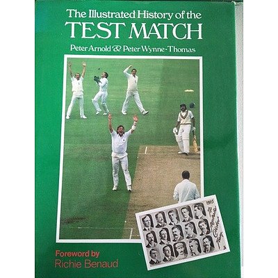 Collection of cricket books and replica baggy green cap