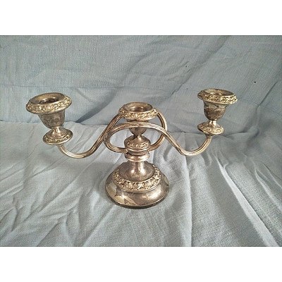 Vintage Silver plated Ianthe Candelabra (Made in England)
