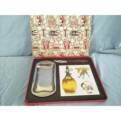 Vintage Cheese and Condiment Set