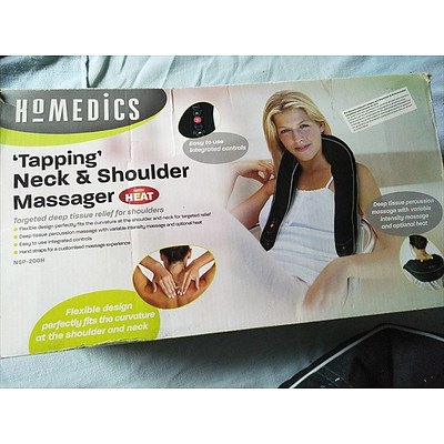 Homedics Tapping neck and shoulder massager with heat