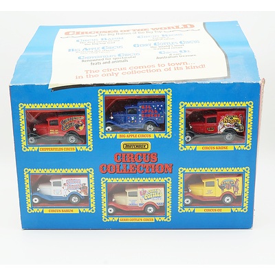 1994 Matchbox The Circus Comes to Town Model Cars