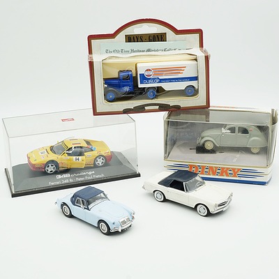 Group of Model Cars, Including Days Gone By Dunlop 1935 Frod Truck, Dinky 1957 Citroen, Corgi MGA and More 