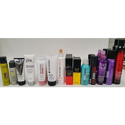 High End and Regular Hair Styling Products - Lot of 114 - Brand New - RRP $2765.00