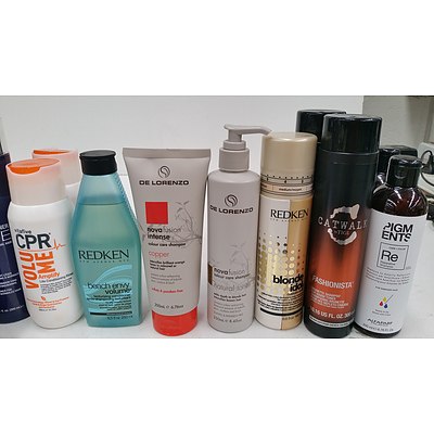 Assorted Shampoos and Conditioners - Lot of 26 - Brand New - RRP $550.00