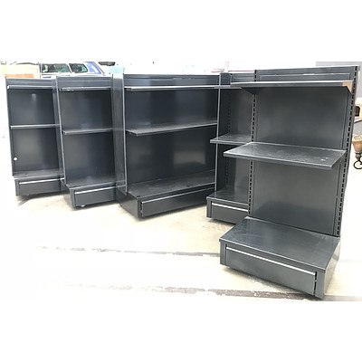 Set of 5 Mobile Shelves