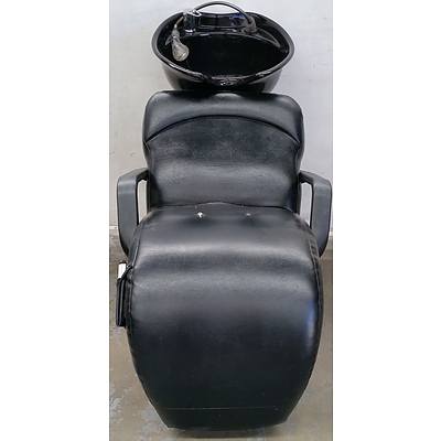 Recumbent Hairdresser's Massage Chair With Basin