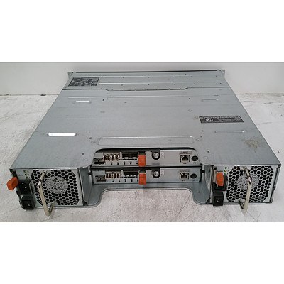 IBM Chassis-E 12-Bay Hard Drive Array w/ 11TB of Total Storage & Dell PowerVault MD3620f 24-Bay SAS Hard Drive Array