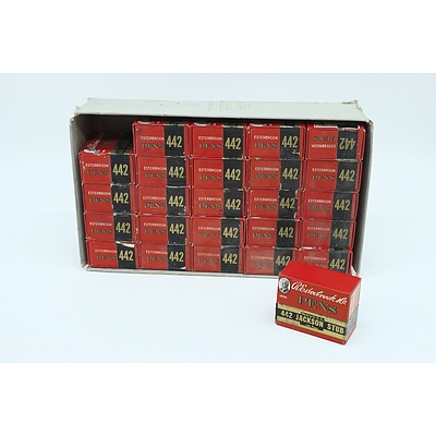 Twenty Five Boxes of 442 Jackson Stub by R Esterbrook & Co Steel Pen Nibs
