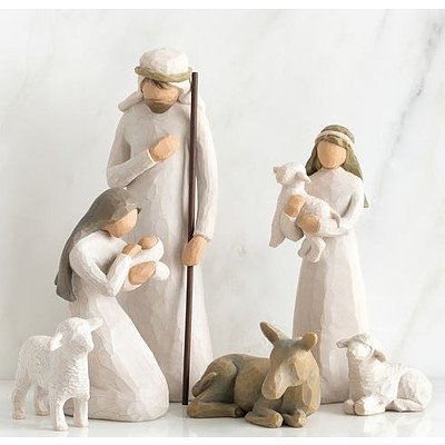 Willow tree figurines - Nativity  & Shepherd and Stable Animals