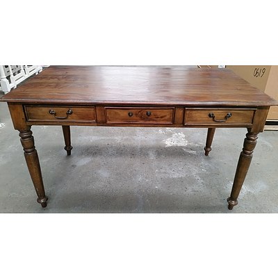 Stained Pine Desk