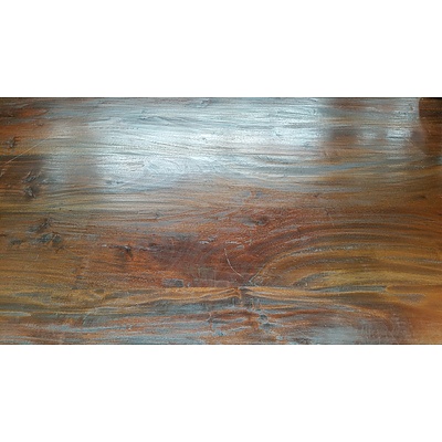 Stained Pine Desk