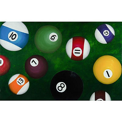 FARQUHAR Glenn , 'Billiards' , Acrylic on Canvas