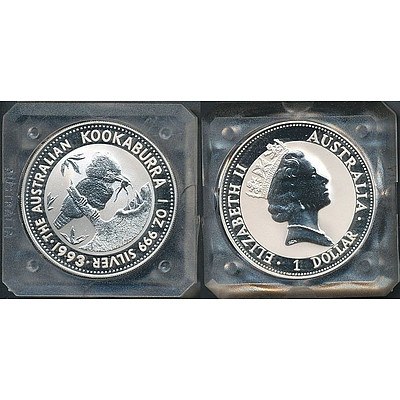 Australia Silver Kookaburra One Ounce One Dollars Coin 1993