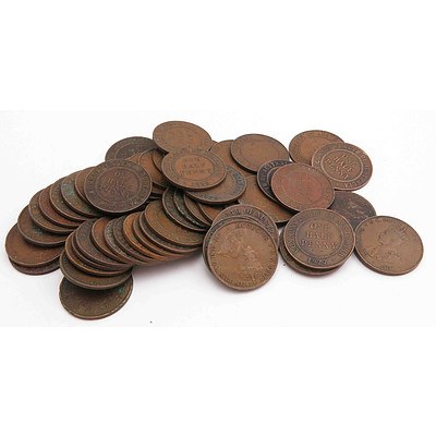Australia Collection of King George V (1911-1936) Halfpennies