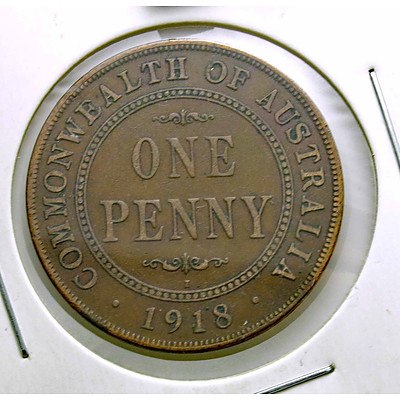 Australia George V Penny 1918
