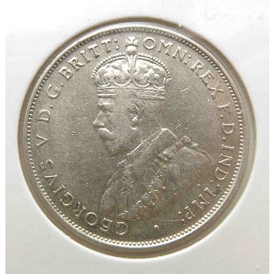 Australia Silver King George V Florin 1935