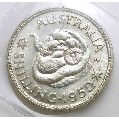 Australia Silver George VI Shiiling 1952
