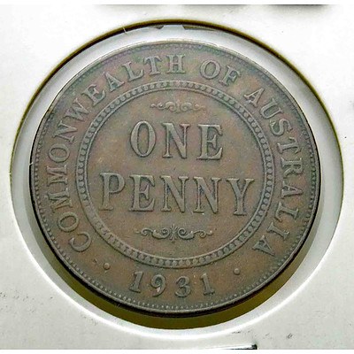 Australia George V Penny 1931
