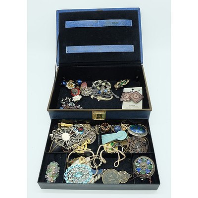 Two Jewellery Boxes with Various Jewellery