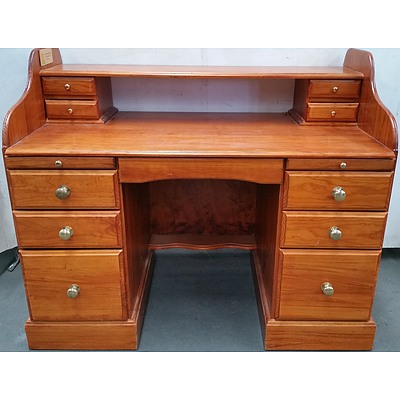 Stained Pine Writing Desk