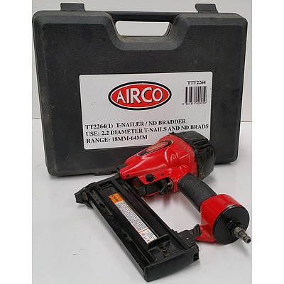 Airco TT264 T Nailer Pneumatic Nail Gun/ND Bradder