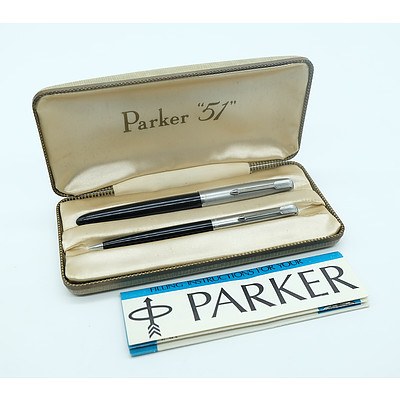 Black Parker "51" Fountain Pen