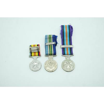 Three WW2 Miniature Medals